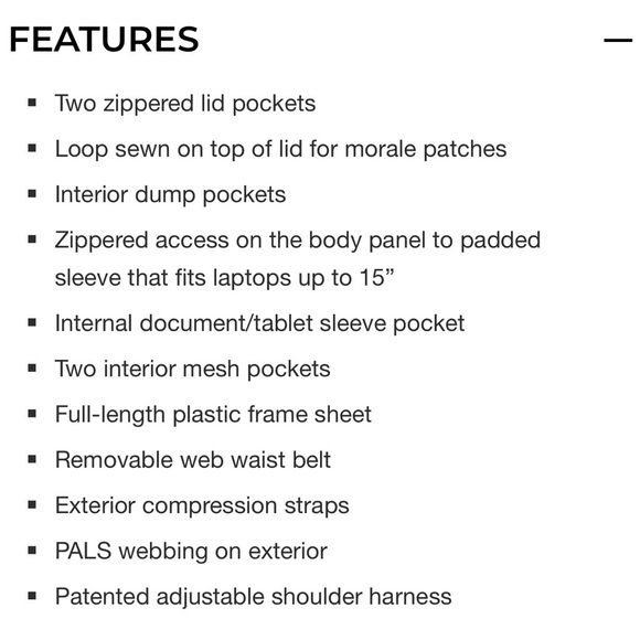 MYSTERY RANCH backpack - Picture 6 of 6